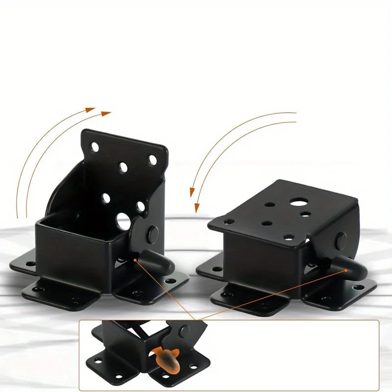 4 قطعة الأجهزة المنزلية طاولة قابلة للطي آلية الذاتي قفل المفصلي قوس الثقيلة للطي بين قوسين الجدول كرسي السرير الساقين دعم