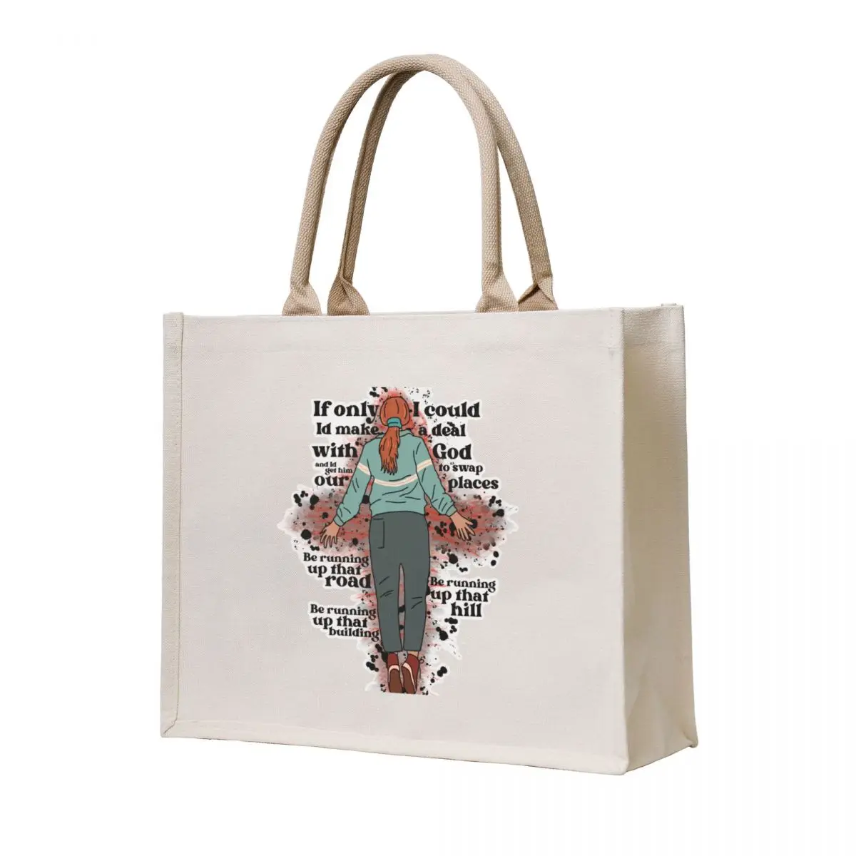 

Be running up that hill - ST4 Tote Bag Eco bag custom canvas bag female