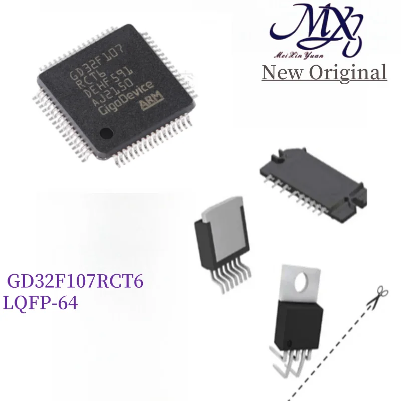 MXY GD32F107RCT6  GD32F107 32F107 LQFP-64 ARM Cortex-M3 32-bit MCU chip IC New original