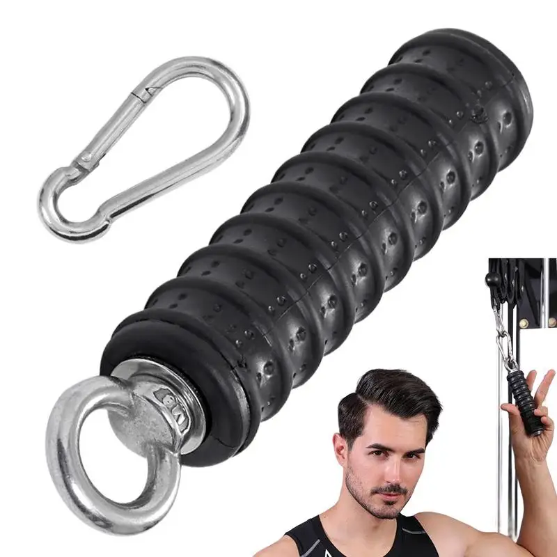 Push Down Single Gym Handle Fitness Pull Down Heavy Exercise Hand Grip Heavy Duty Gym Handle For Cable Machine Attachment