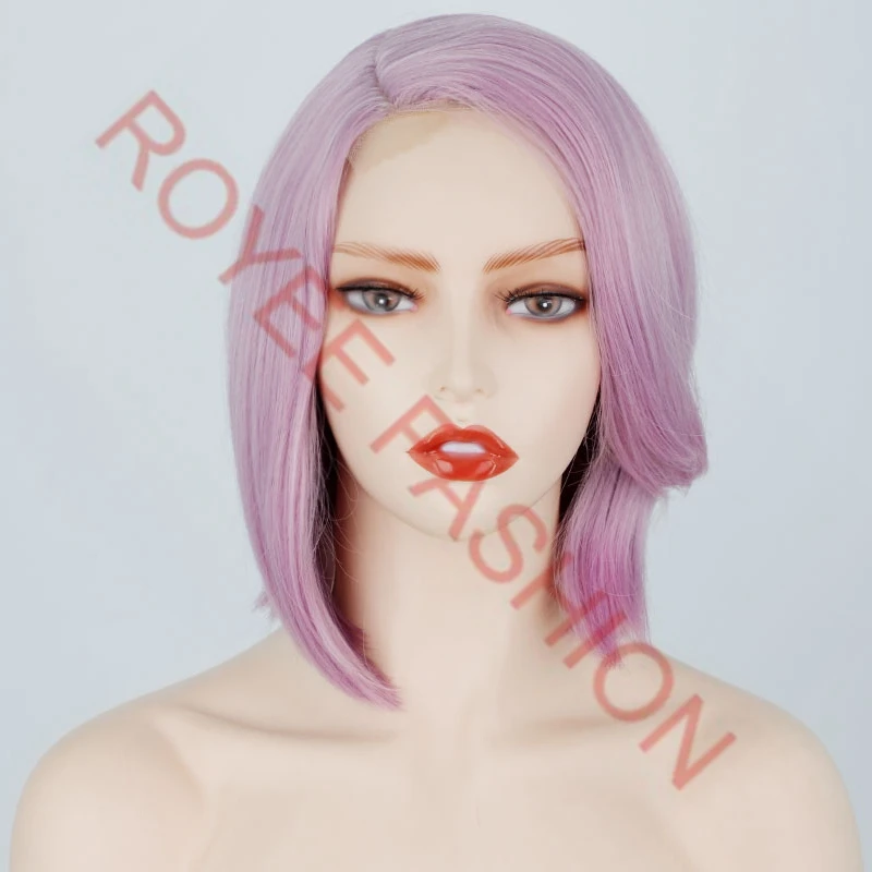 Wig Short Bob Straight Hair Purple Cosplay Wig for Women Short Wigs Lolita Boboatos