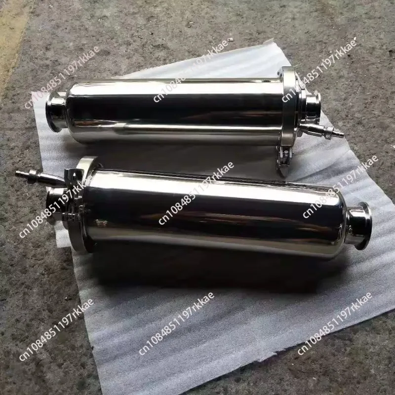 Straight-through quick-loading sanitary pipe filter filter element chuck purifier