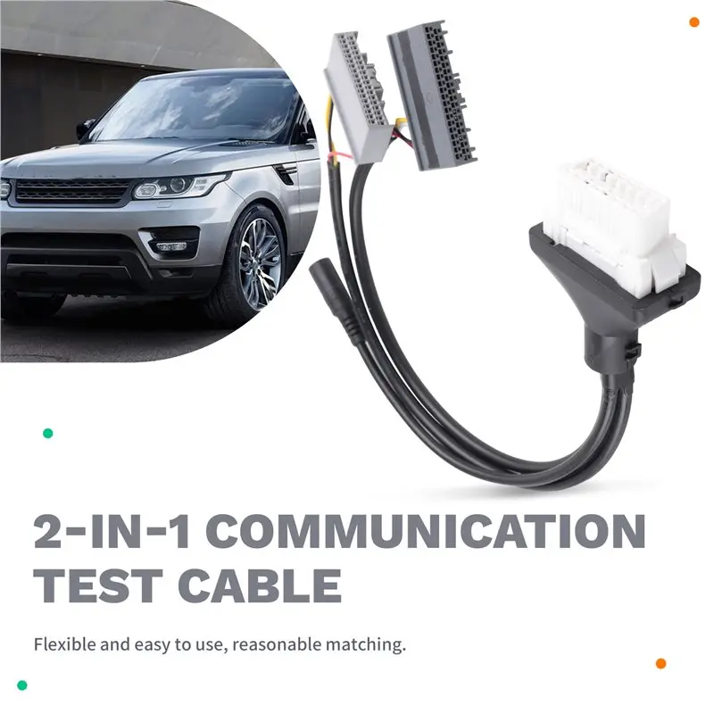 A10E-For Land Rover Pre-2017 J-L-R Post-2017 KVM RFA 2-In-1 Communication Test Cable