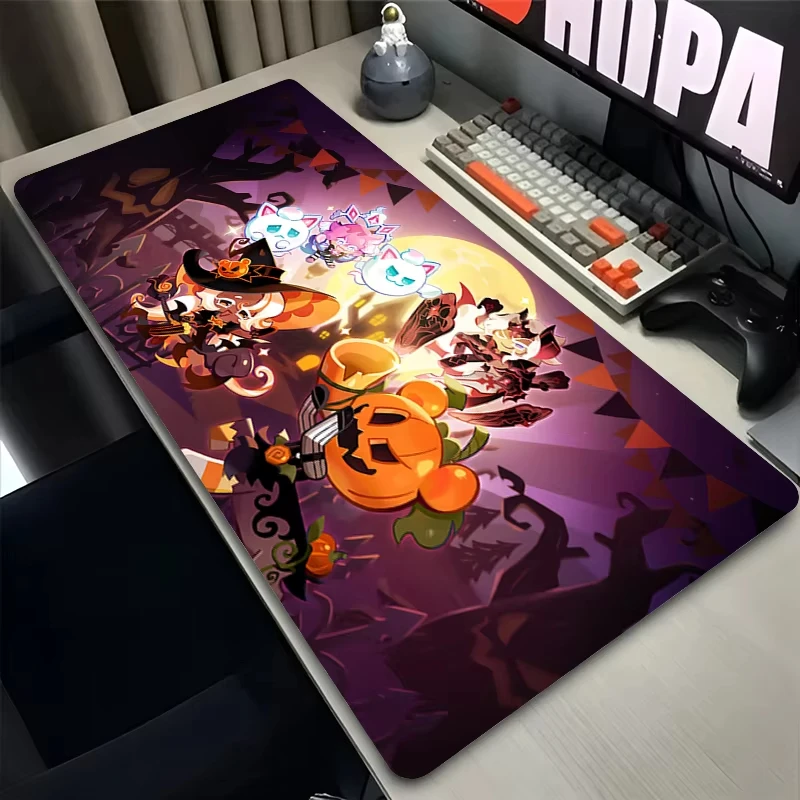 Mouse Pad Non Slip Rubber Mousepad Laptop Gamer Cabinet Keyboard Pad Office Computer Cookies Run Kingdom Gaming Desk Mouse Mat