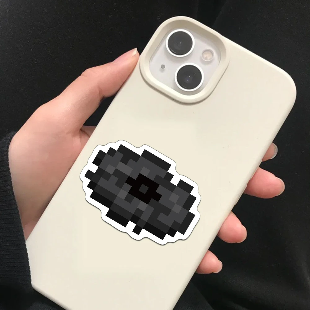 70 قطعة من ملصقات ألعاب البكسل الإبداعية، حافظات هواتف مزخرفة، أكواب مياه للكمبيوتر المحمول، ملصقات شخصية ذاتية الصنع #6