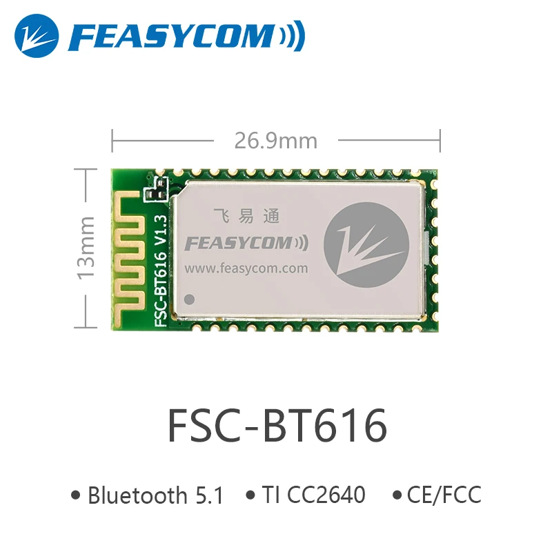 Módulo receptor de datos inalámbrico TI CC2640 Bluetooth 5,1 BLE, módulo inalámbrico HM -10