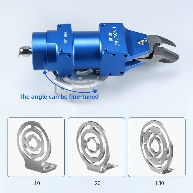 LADUNG Circular NR Series Pneumatic Scissor Robot Bracket Pneumatic Scissor Rotating Bracket Adjustable Fixed Seat Connectors