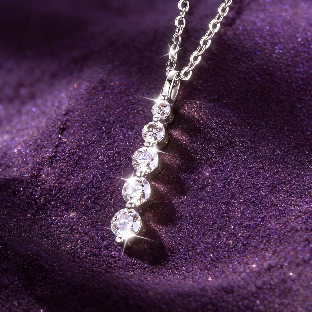 Thumbnail 3 - #17 Trending Moissanite Pendant Necklaces Right Now
