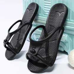 Pantofole pieghevoli estive uomo EVA infradito donna viaggio viaggio pantofole portatili casa Hotel coppia scivoli da bagno scarpe da spiaggia morbide