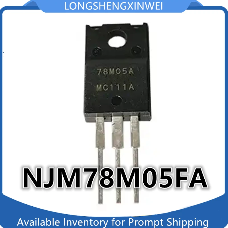 1PCS NJM78M05FA Plastic-encapsulated 78M05A Triode TO-220F Regulator