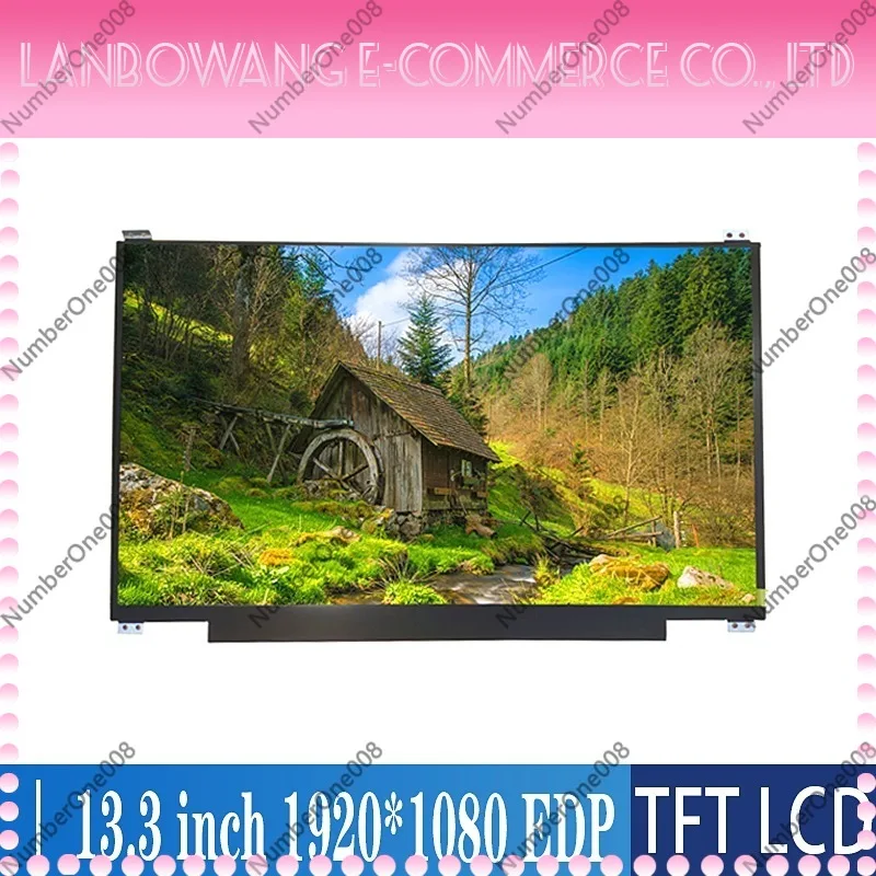 13.3 Inch IPS Full View LCD Screen 1920*1080 EDP Interface Full HD Display Panel