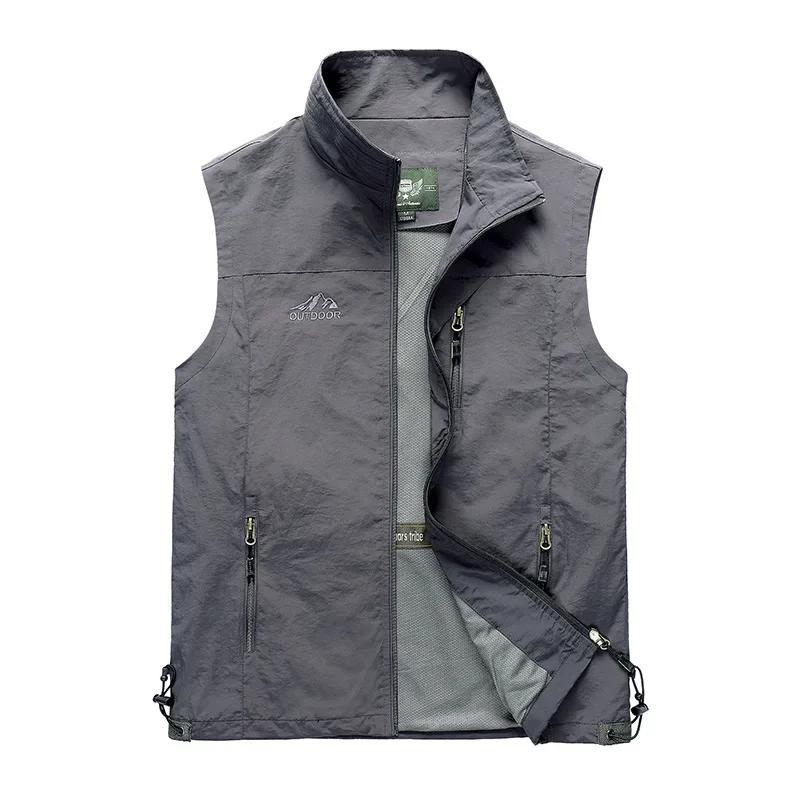 CASUMANL Brand Men Casual Vest Fashion Workwear Windproof Utility Jacket Man 2024 New Spring Autumn Sleeveless Jacket Waistcoat