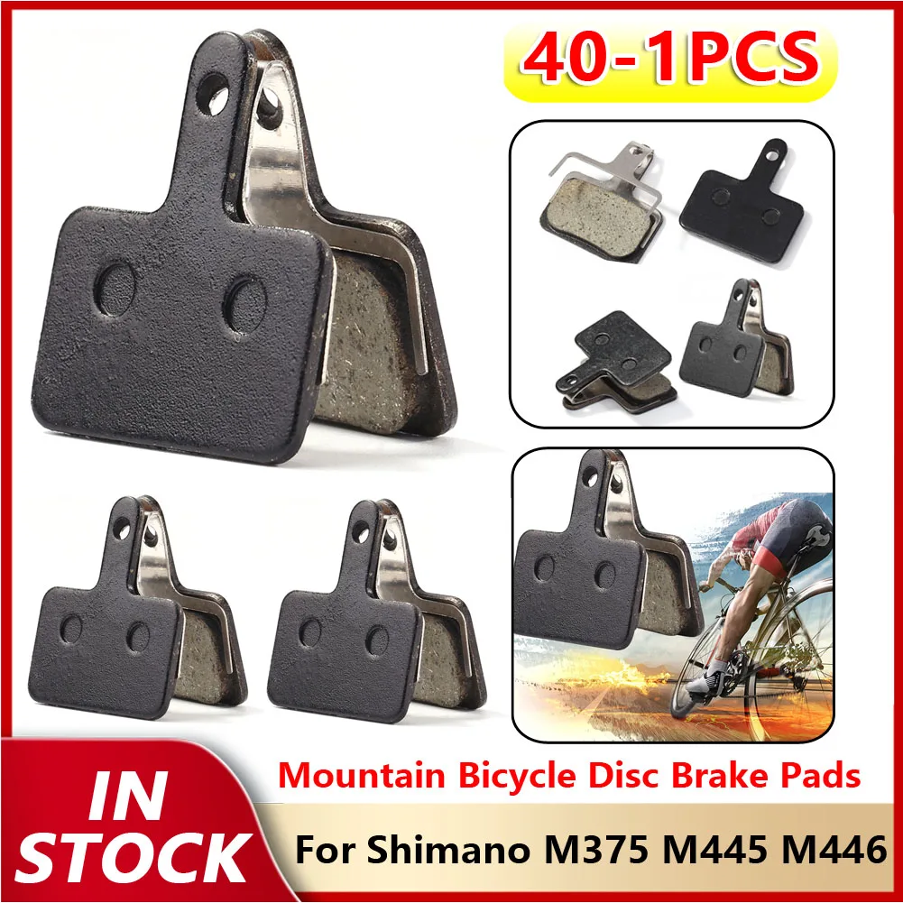 40-1PCS Disc Brake Pads Resin Semimetallic MTB Wear-resistant Hydraulic Brake Pads for SHIMANO Bicycle Brake Pad for M525 M395