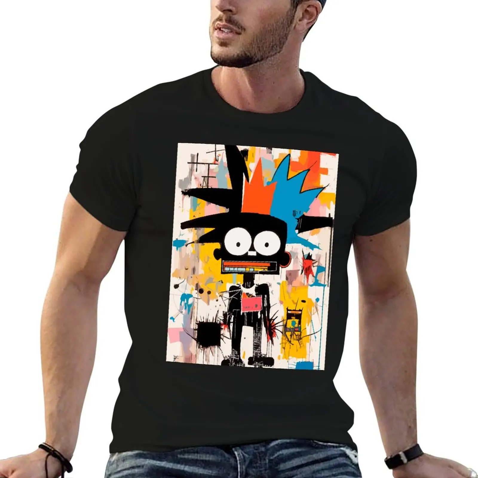 Crazy Man 2 T-Shirt Urban Style Casual Short Sleeve Top