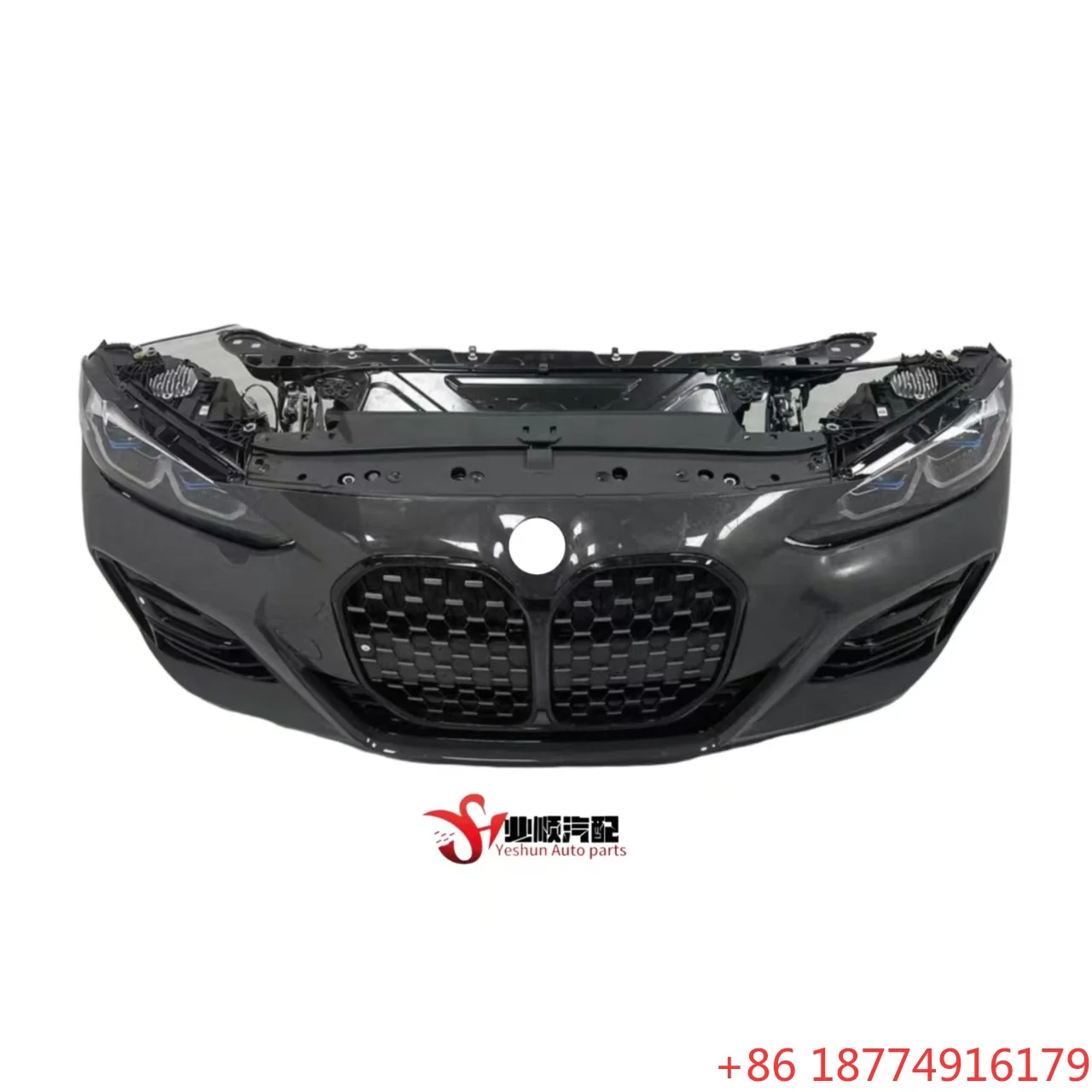 

Suitable for 4 Series G22 G23 425i 430i Front Bumper with Grille Radiator Assembly for Upgrading and Replacing Body Kits