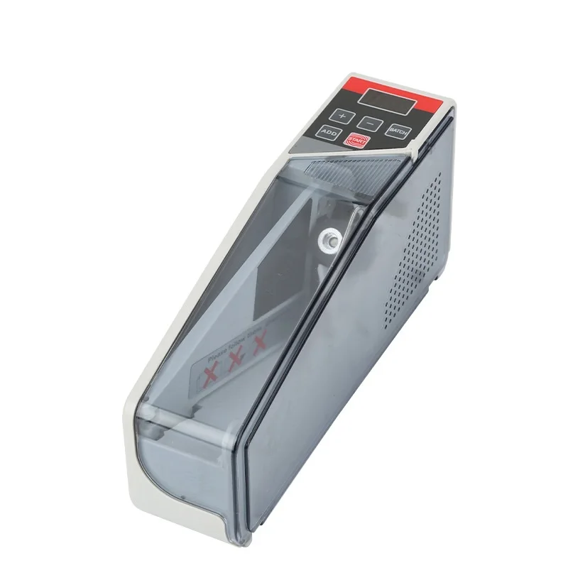 V40 Portable Mini Bill Counting Machine with Battery and AC Power Option, Cash Register for Commercial Use