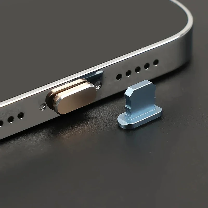 1-10 قطعة المكونات المعدنية الغبار شحن ميناء الغبار التوصيل آيفون 14 13 12 11 برو ماكس XS ماكس XR X 8 7 6 زائد SE 2020 ملحقات الهاتف #2