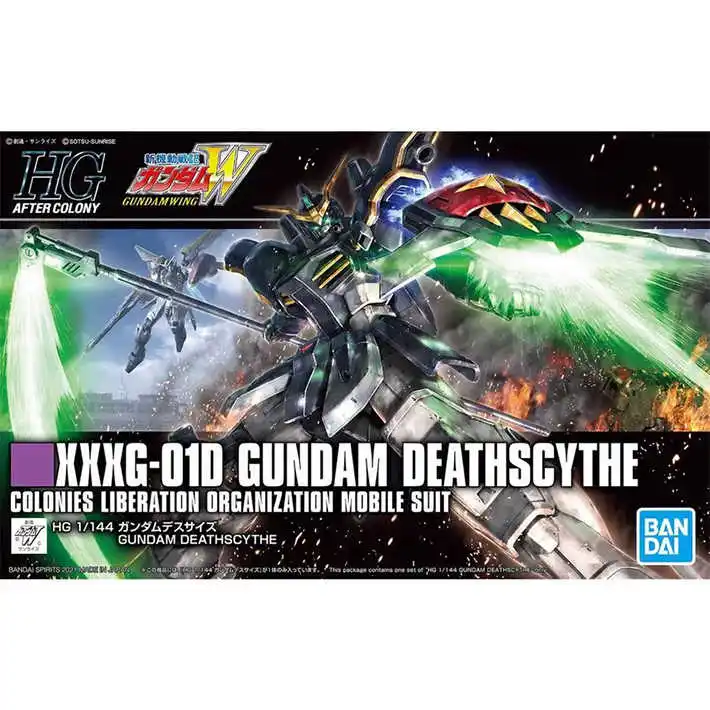 

Bandai Genuenuíno 1/144 HG-XXXG-01D Gundam Deathscythe Модельный комплект Аниме Фигурка Модель Коллекция Игрушка в подарок