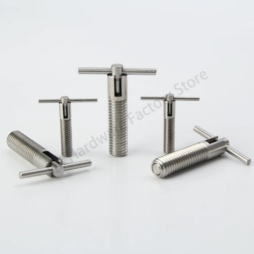 Fast Shipping QB235 T Shaped Handle Pull Pin Indexing Plunger Spring Telescopic Pin Positioning Column Indexing Pin Positioning