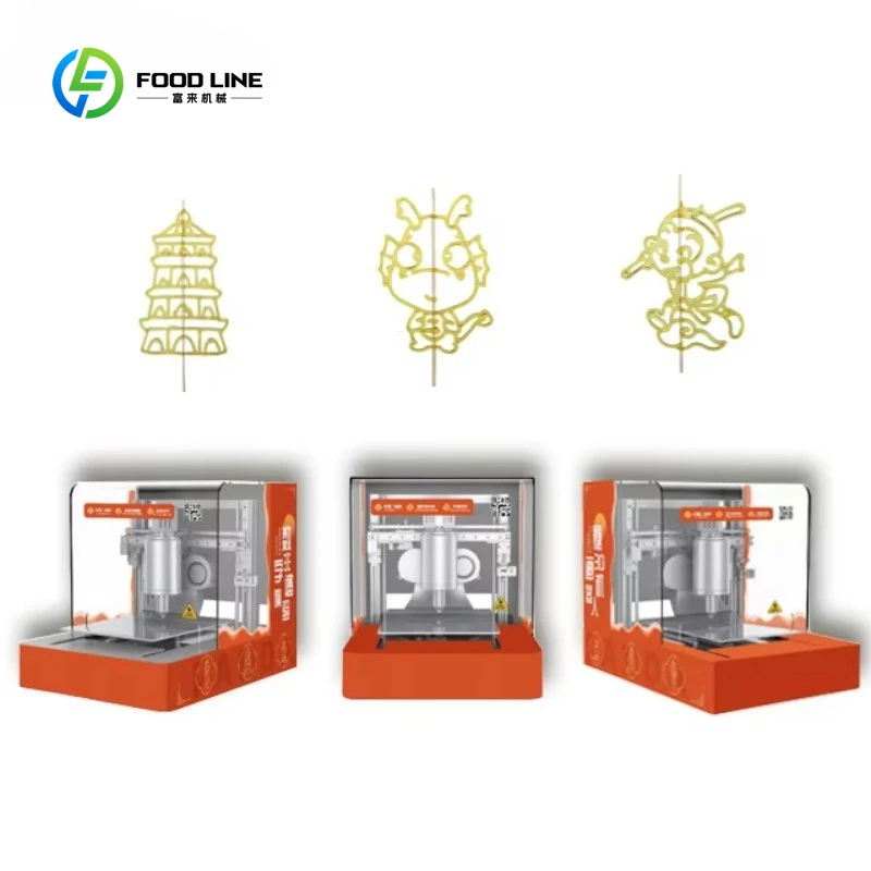 Customized New Automatic Sugar Painting Machine Low Cost and High Return Automatic Sugar Painting Machine