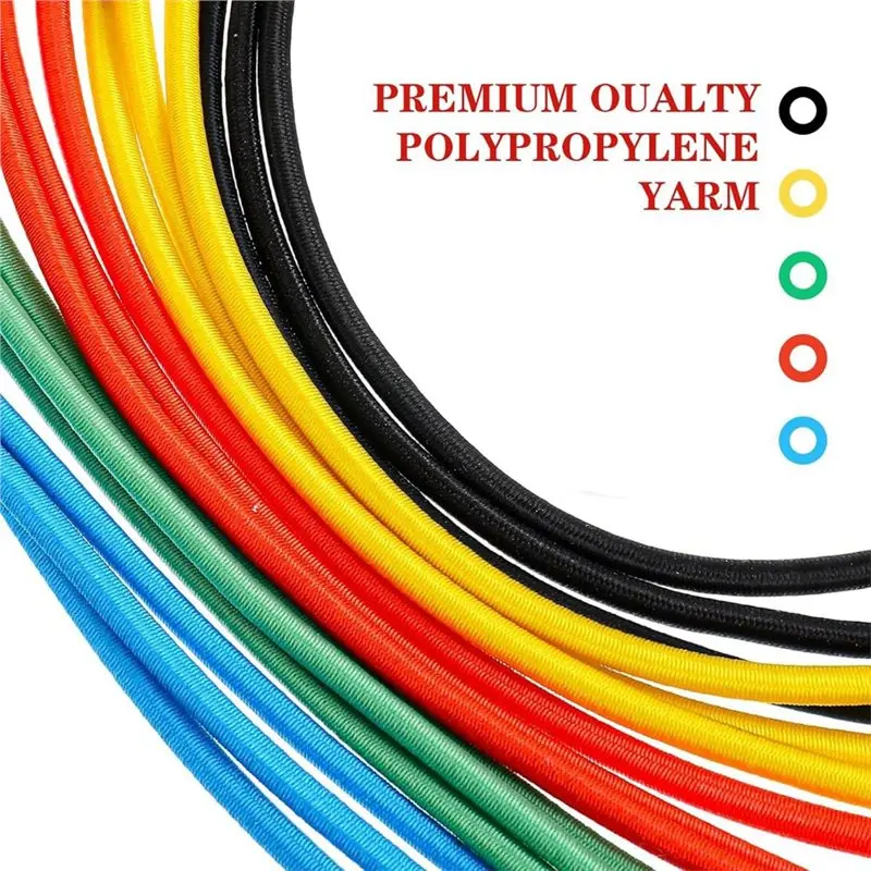 ELEG-для кемпинга на открытом воздухе, 10 дюймов, короткие эластичные мини-шнуры для банджи (15 шт.) с крючками для велосипедов, автомобилей, автодомов, подвесные инструменты