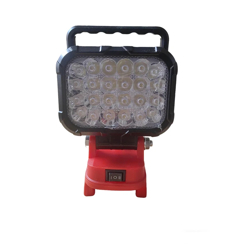 Power Tool Parts for Makita for Milwaukee for Dewalt 18V Lithium Battery LED Work Lights Lamp Hand Lantern Spotlight USB Charger image 6