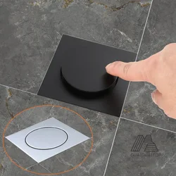 Floor Drains Floor Drain Bathroom Deodorant Square Floor Drain Strainer Cover Grate Waste Drains Shower Room Washing Accessories