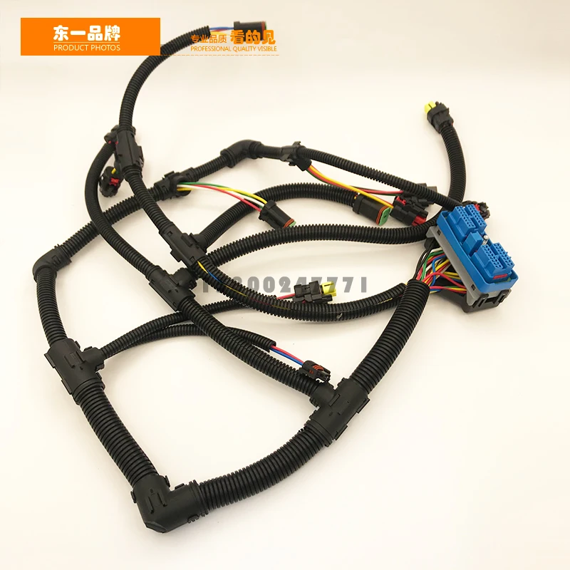 Excavator parts CAT320DL 323D Perkins C6.6 engine imported high-temperature wire harness.