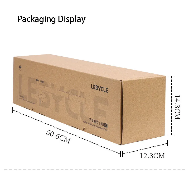 LEBYCLE Fahrradfahrer, verstellbares Werkzeug, Hand wird symmetrische horizontale Einstellung, hochfestes Material aus Aluminiumlegierung – Detail 2