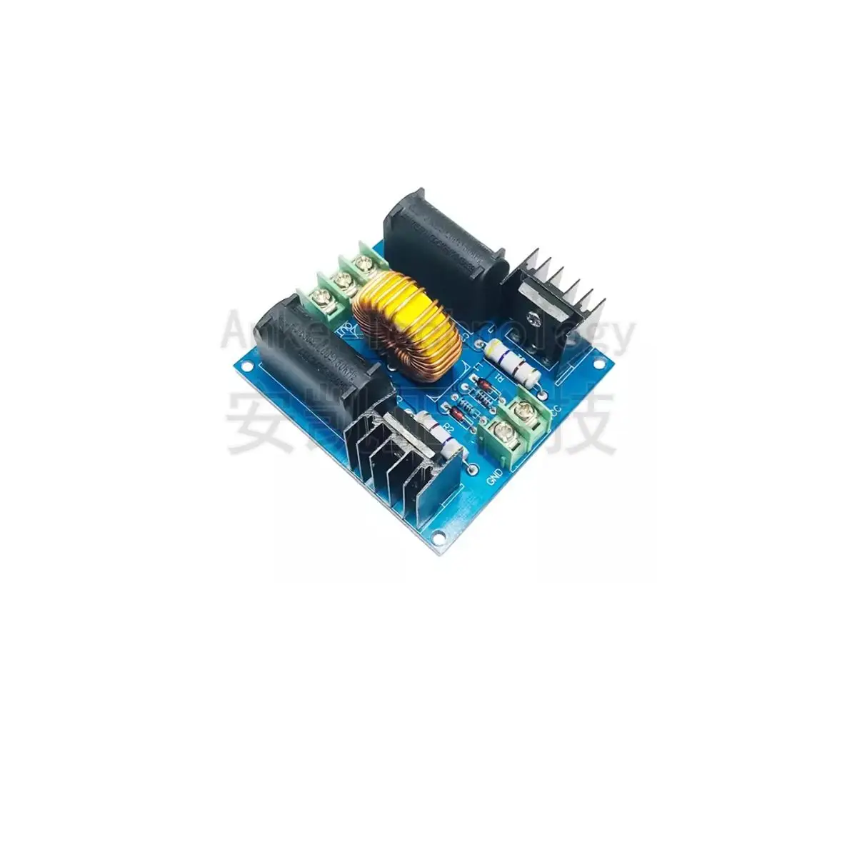 Placa controladora ZVS, placa de módulo de calentamiento por inducción ZVS, bobina Tesla, conjunto de transformador de alto voltaje BSC25-T1010A