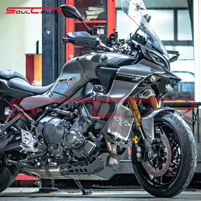 الهيكل إكسبيديشن محرك الحرس لوحة التزلج الهيكل الغطاء الواقي ل MT09 MT-09 2021 2022 2023 2024 2025 XSR900 الراسم 9 GT #6