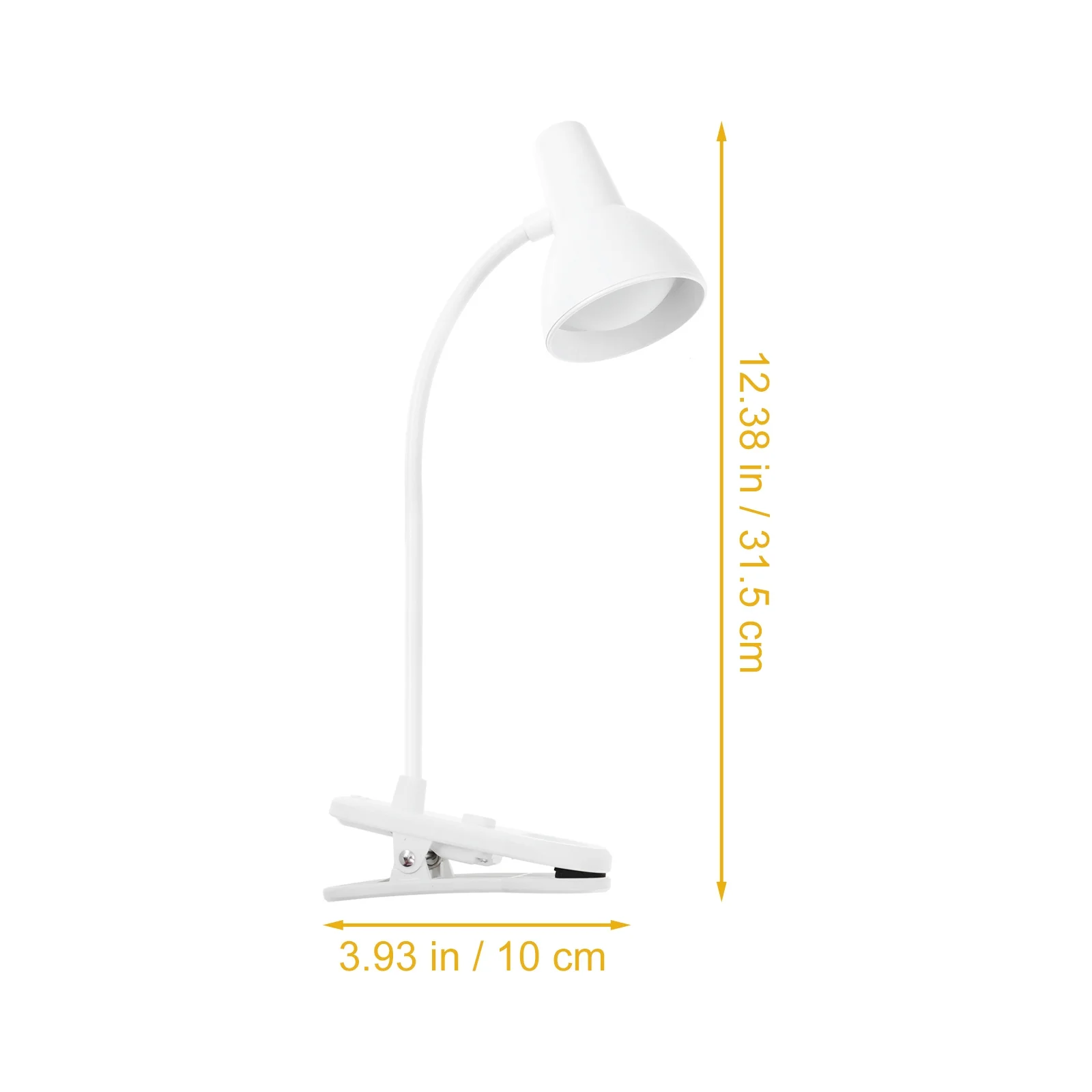 1pc Usb Clip Lamp Design Durable Button-Controlled Led Light For Night Reading Studying Home Decor Bedside Use