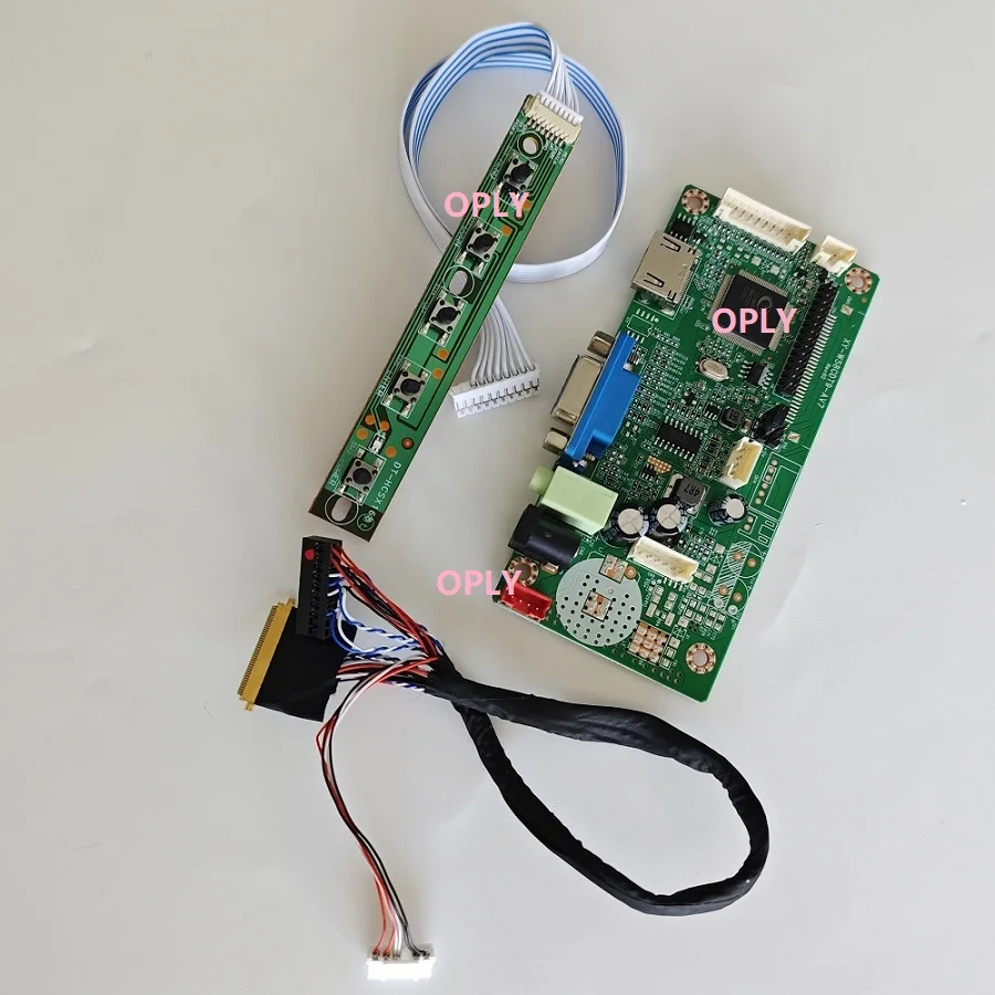 

HDMI-Compatible VGA Controller board for B140XW01 V9 B140XW01 V8 B140XW01 V0/V1/V2/V3/V6/VB/VC 1366X768 14" LED panel kit