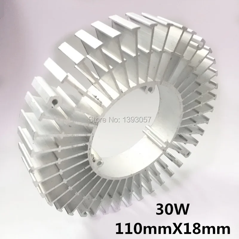 30W 40W 50W Pure aluminium heat sink for led lamp cooling DIY light radiator .