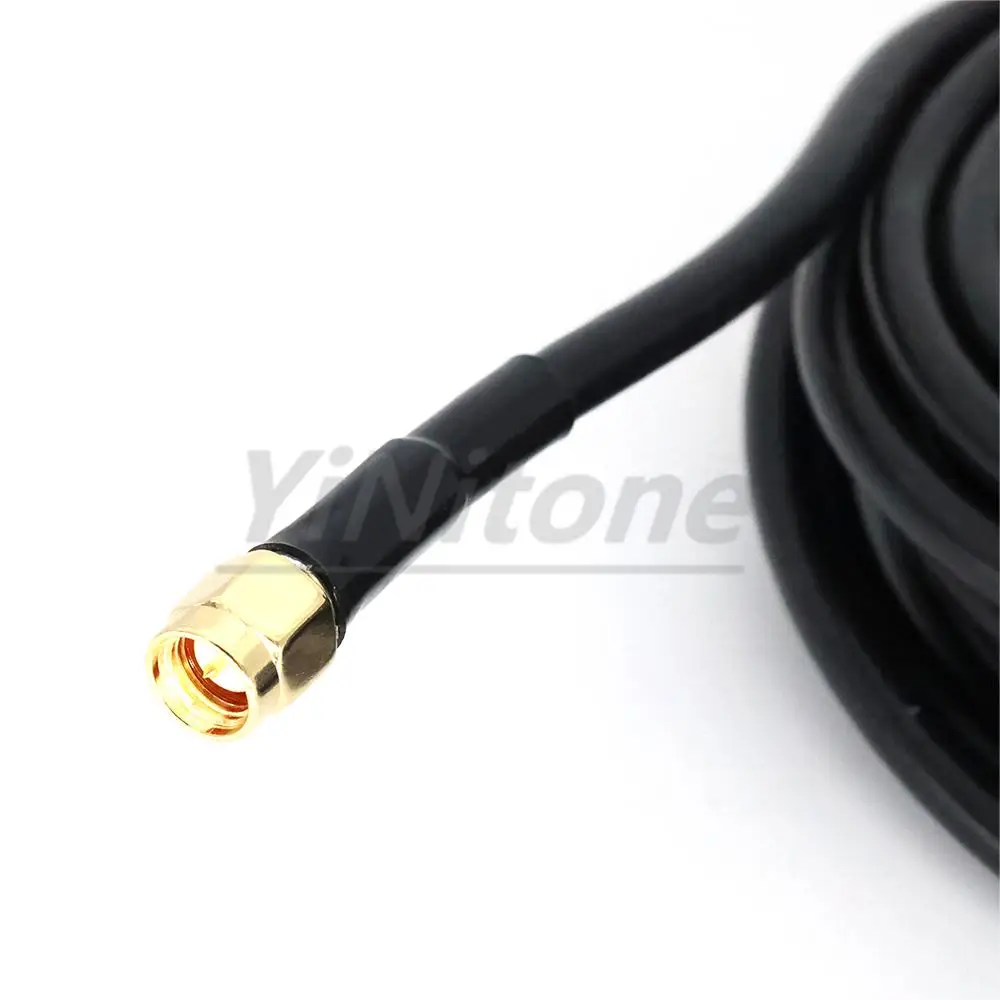 700-2700MHZ Small steel gun 4G LTE Outdoor Antenna 5.5CM Strong Magnetic Base Large Sucker with 5Meter SMA-Male Extension Cable