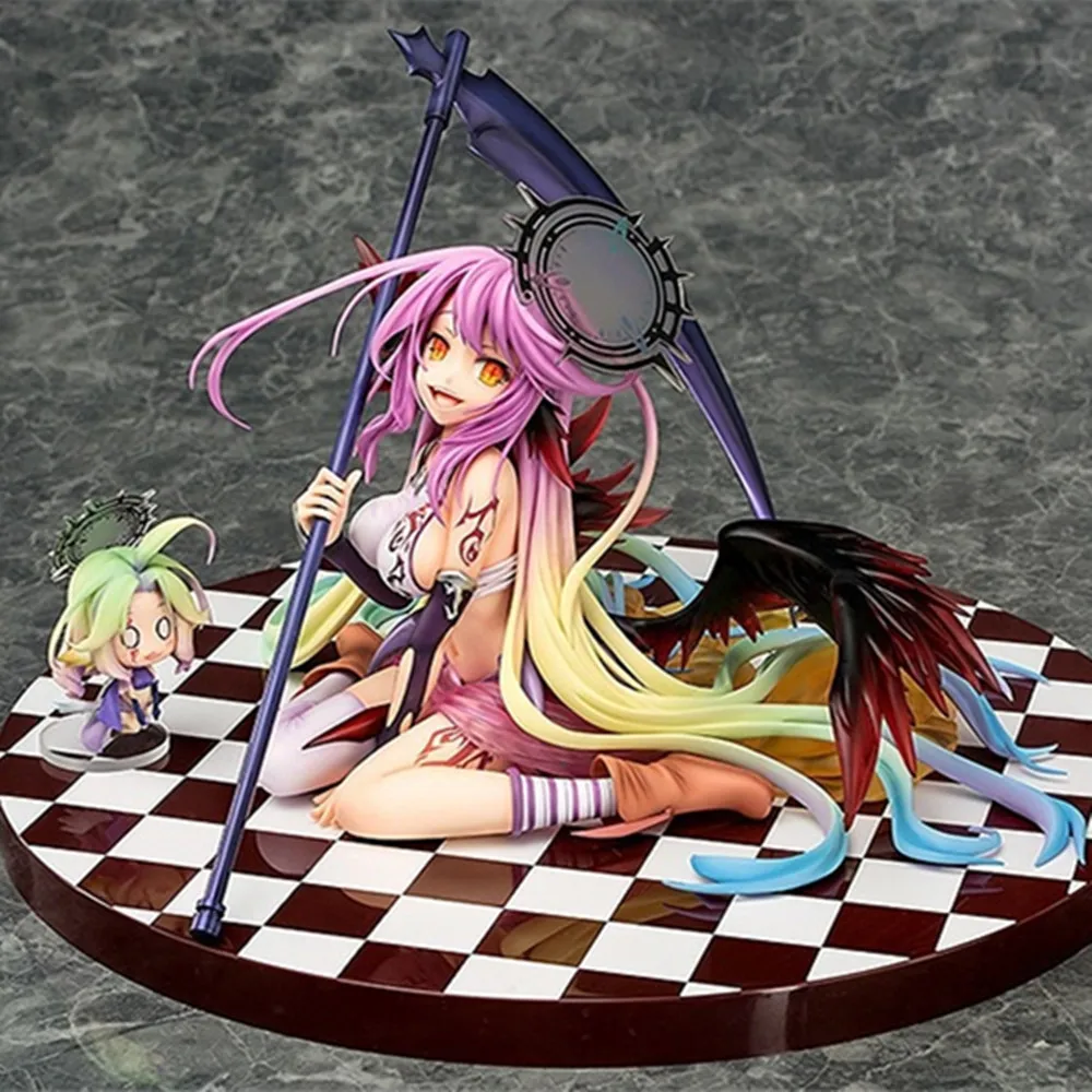 NO GAME NO LIFE:ZERO Phat! Jibril Taisen Japanese Anime Bunny Girl PVC Actiong Figure Toy Game Statue Collection Model Doll Toy