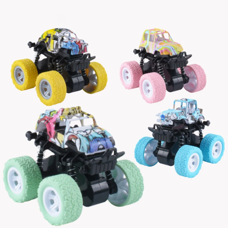 

1Pcs Childs Puzzle Toy Double-side Inertial Car Stunt Flip Toy Car Indoor Outdoor Power Climbing Car Anti-fall Off-road Vehicle