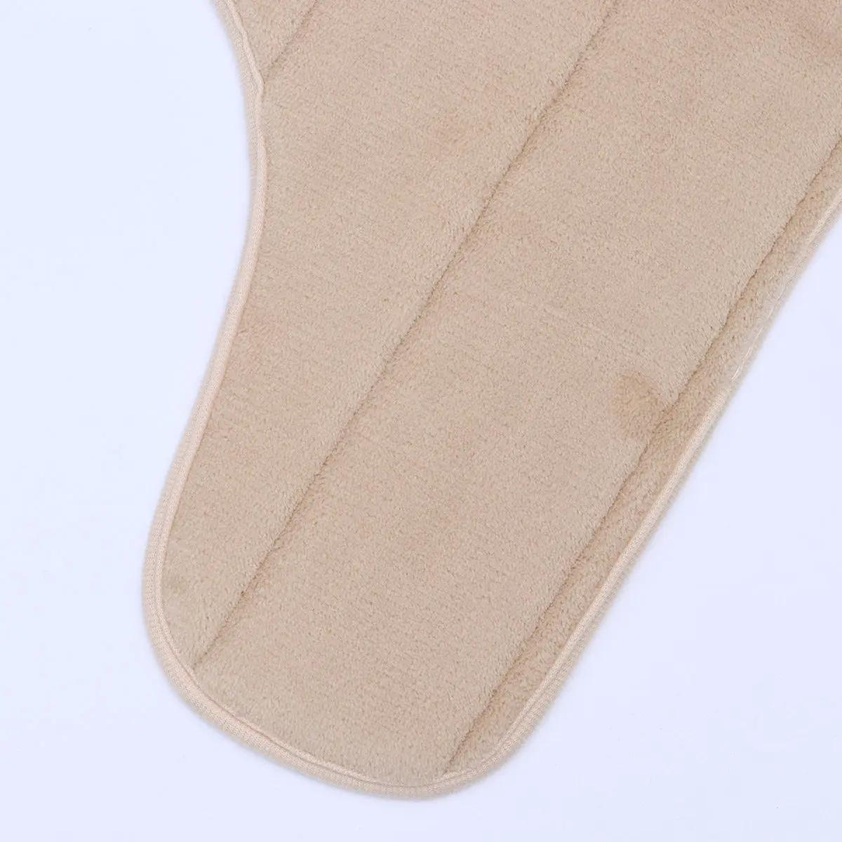Cotton Toilet Seat Cover Warmer Stretchable Washable 50x60 Thick Universal Bathroom Pad Light Tan Comfortable Warm