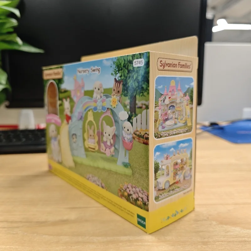 Sylvanian Families Mobili Calico Critters Ragazza Giocattoli per bambini Accessori per bambole carine in miniatura Nursery Altalena Giocattoli per bambini Regalo