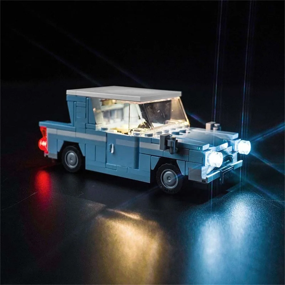 مجموعة الإضاءة لـ Lego Flying Ford Anglia 76424 لا تشمل مكعبات البناء (مجموعة إضاءة LED فقط)