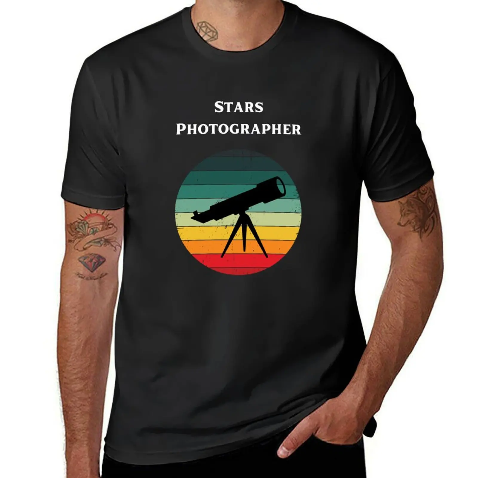 

Astrophotography - Stars Photographer T-Shirt plus size tops shirts graphic tees men clothing