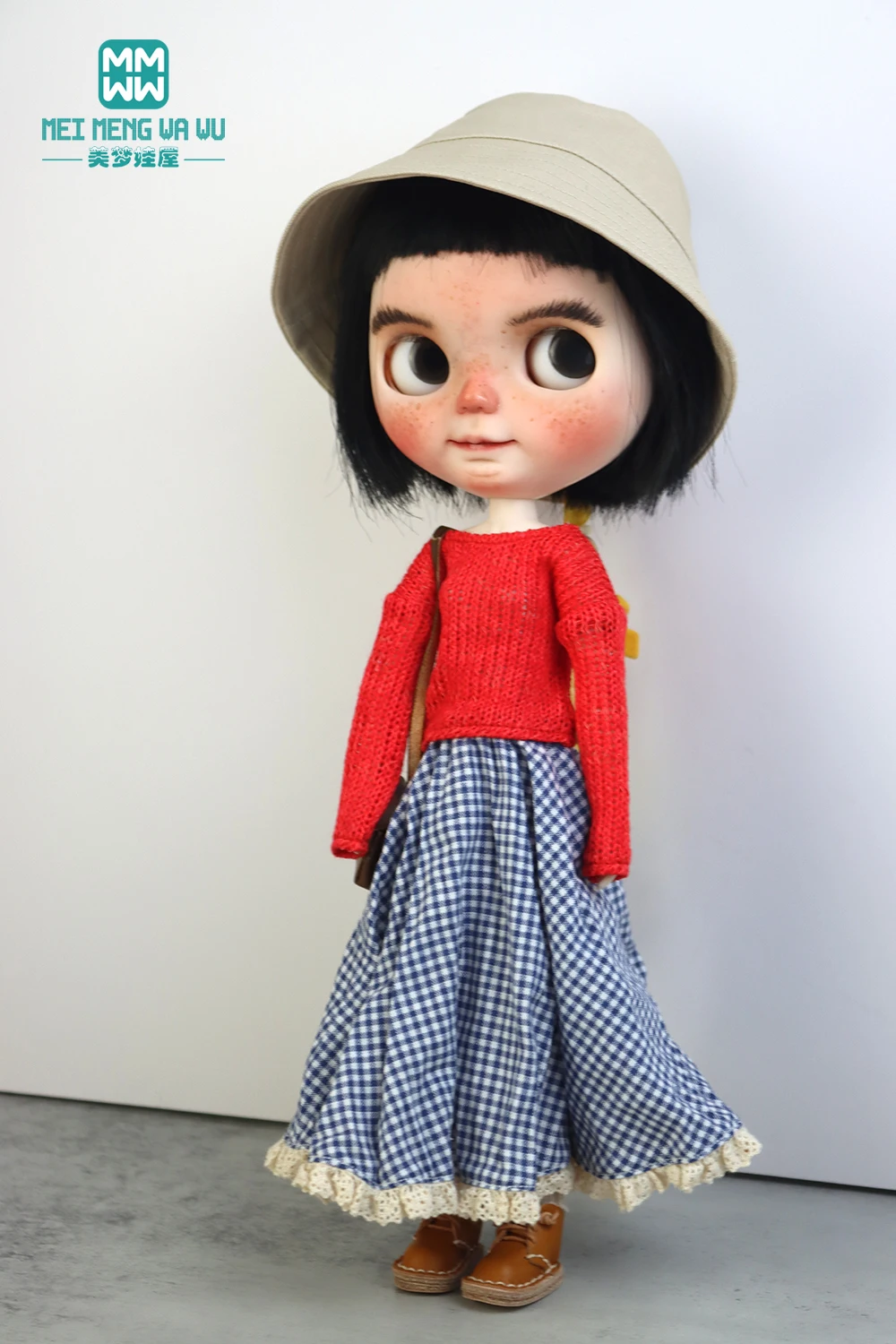Blyth Doll Clothes Fashion Sweater Flared Pants for 28-30cm Azone OB22 OB24 Toys Gift