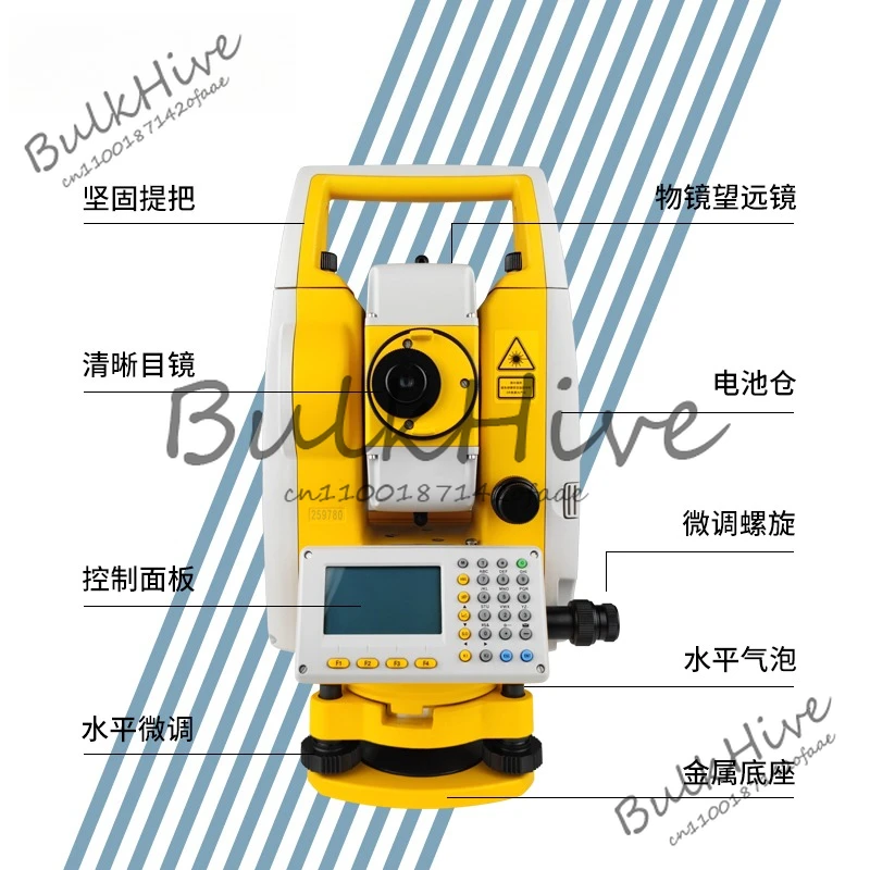 يمكن للمحطة الإجمالية NTS-362R10U مع أدوات مسح الشاشة الملونة أن تتغير دقة عالية متعددة اللغات #3
