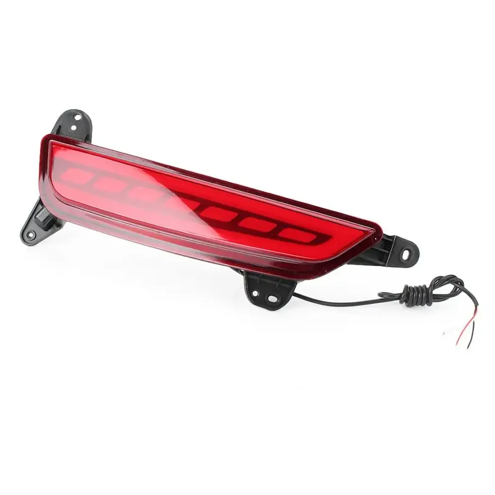 1 Pair Led Reflector Car Rear Bumper Light Brake Lights Rear Fog Lamp Signal Light For Hyundai Creta IX25 2014 2015 2016 2017 view 5
