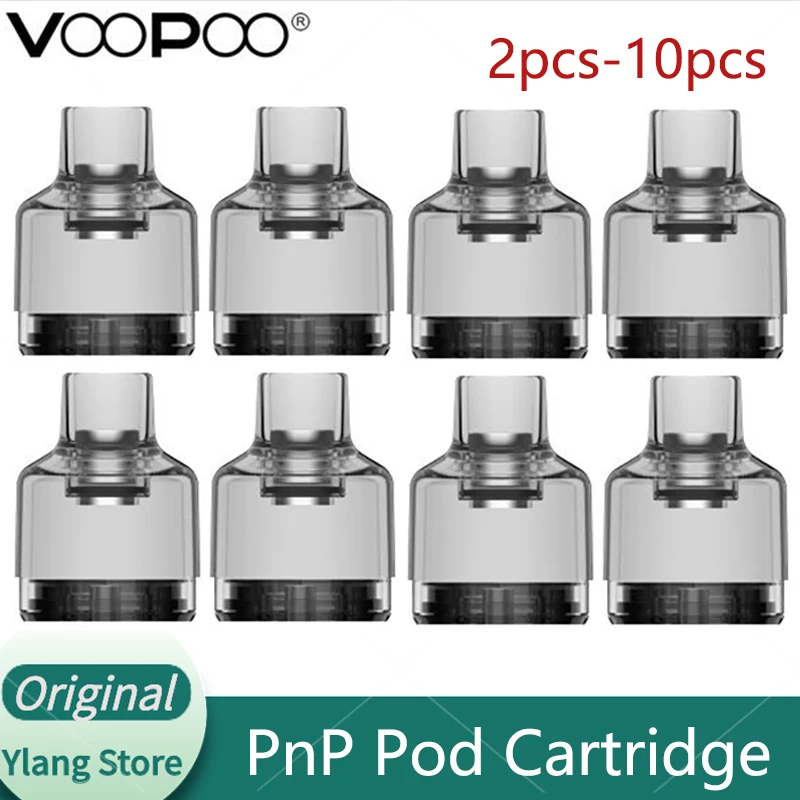 2pcs-10pcs Original VOOPOO PnP Pod Cartridge 4.5ml Bottom filling fit PnP Coils E Cigarette Vaporizer for Argus/Argus Pro Kit