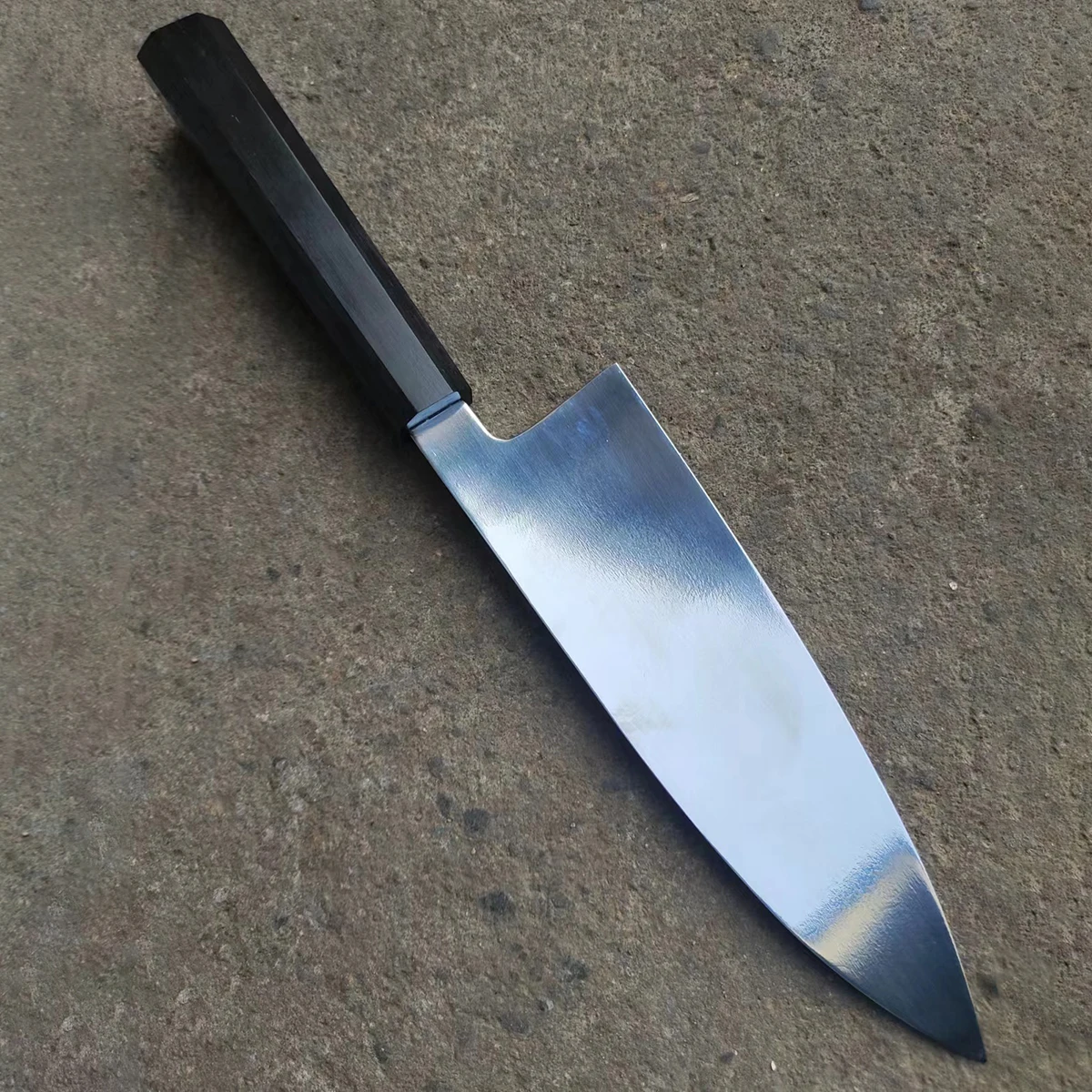 Handmade Forged Deba Knife Single-edged Blade 10Cr15CoMoV Steel Chefs Cleaver Slicing Sashimi Sharp Kitchen Knives Cooking Tools