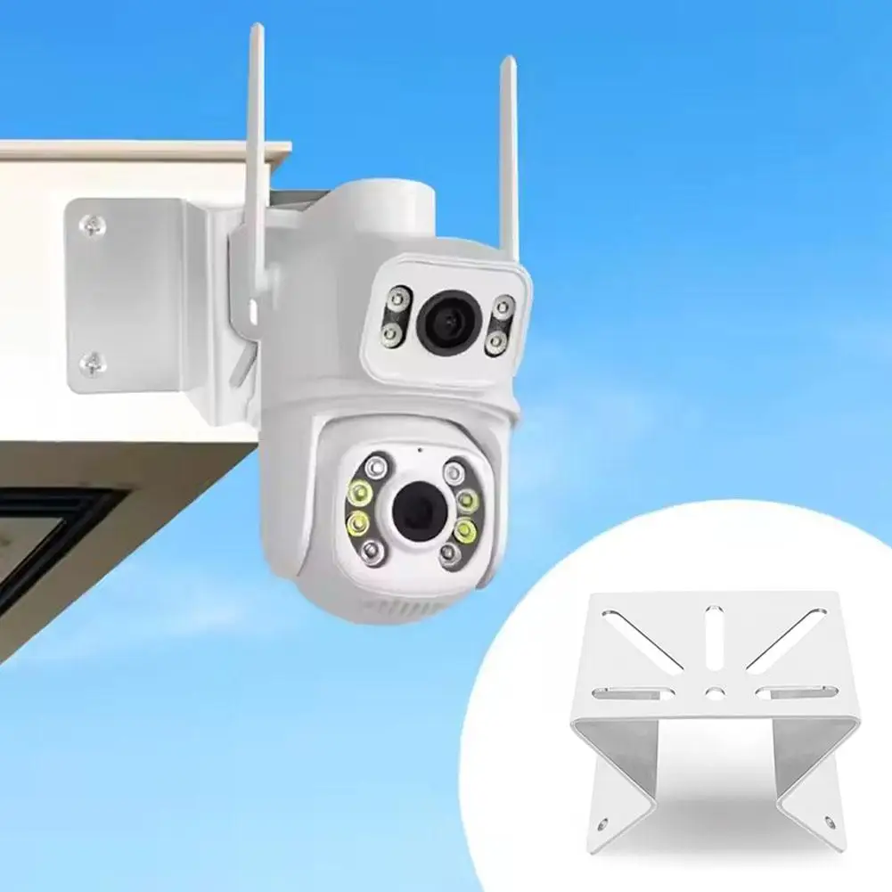 توافق عالي جبل قوس دعم لكاميرات المراقبة لوحة طاقة شمسية للرؤية الواسعة العالمية CCTV PTZ IP كاميرا بشكل قبة #5