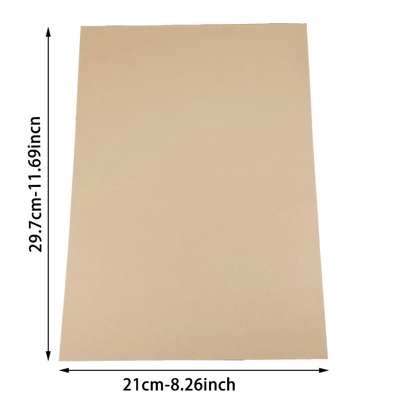 10 Sheets A4 (210mm×297mm)  Blank Kraft Paper Multiple Thicknesses Vintage Painting  Letter Paper Handmade Hard Cardboard