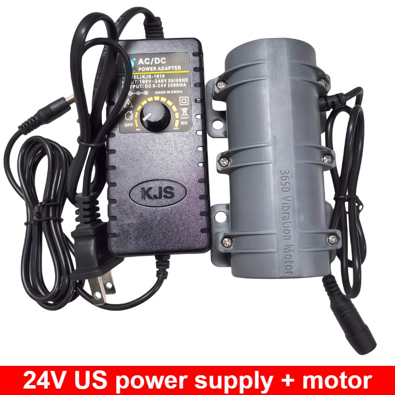 Mini Vibrating Motor 12V/24V 3800rpm 10W for Warning Systems Massage Bed Chair Speed Regulating Vibrator Feed vibration motor