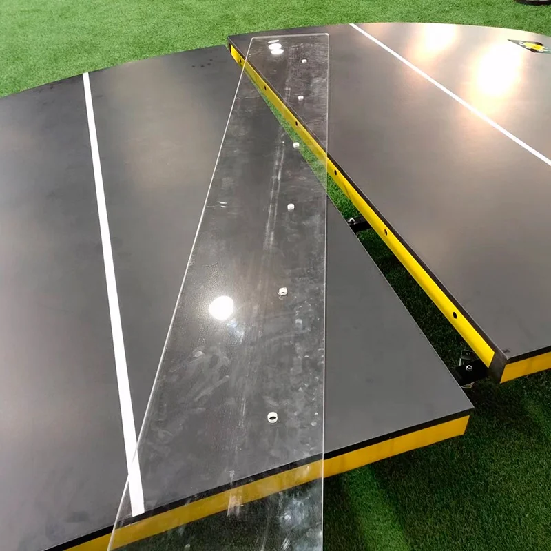 التدريب الداخلي والخارجي لكرة القدم مساعد قابل للطي طاولة كرة القدم المنحنية المتنقلة المصنعين المبيعات المباشرة #5